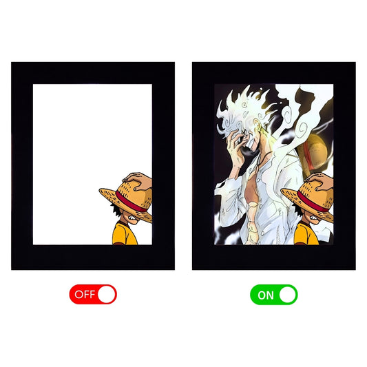 One Piece Luffy Evolution LED Frame